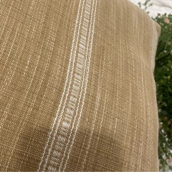 Woven Striped Throw Pillow Camel/Cream - Threshold designed with Studio McGee - Picture 11 of 11